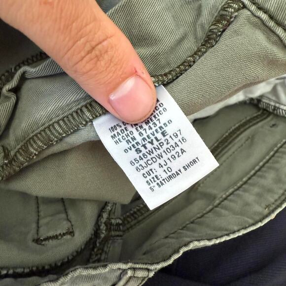 Y2K Ralph Lauren Polo Jeans Company Olive Green Shorts - Picture 8 of 8
